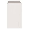 vidaXL Serviesskap Drammen Hvit 114 x 43 x 75.5 cm Massivt furutre
