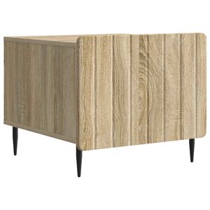 vidaXL Kaffebord med skuff Sonoma eik 49 x 50 x 42 cm Konstruert tre