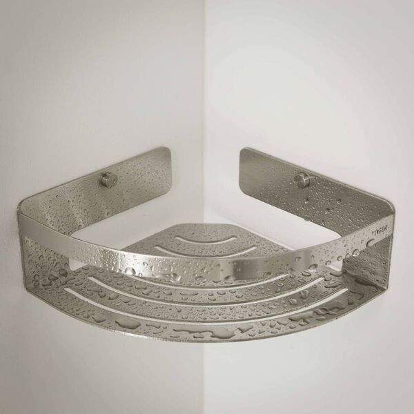 Tiger Baderom hj&oslash;rnekurv Caddy s&oslash;lv 1400430946