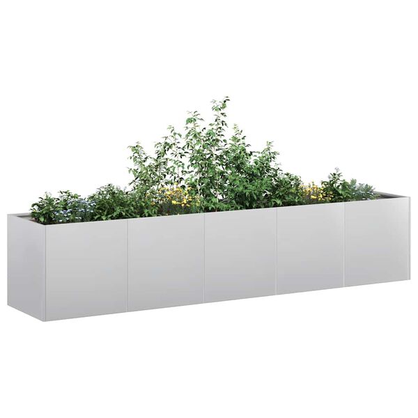 vidaXL Plantekasse 200x40x40 cm galvanisert st&aring;l