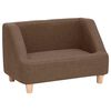 vidaXL Hundesofa brun 60x37x39 cm lin