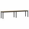 vidaXL benk Artisan eik 200 x 35 x 45 cm Konstruert tre