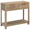 vidaXL Konsollbord 82x33x73 cm heltre akasie