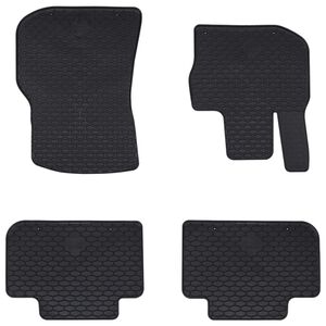 vidaXL Bilmatte 4 pcs Svart passer for BMW X3, X4 2018-4D Aft Gummi