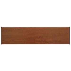 vidaXL Vinduskarmer Brunt tre 80 x 25 x 4,5 cm PVC