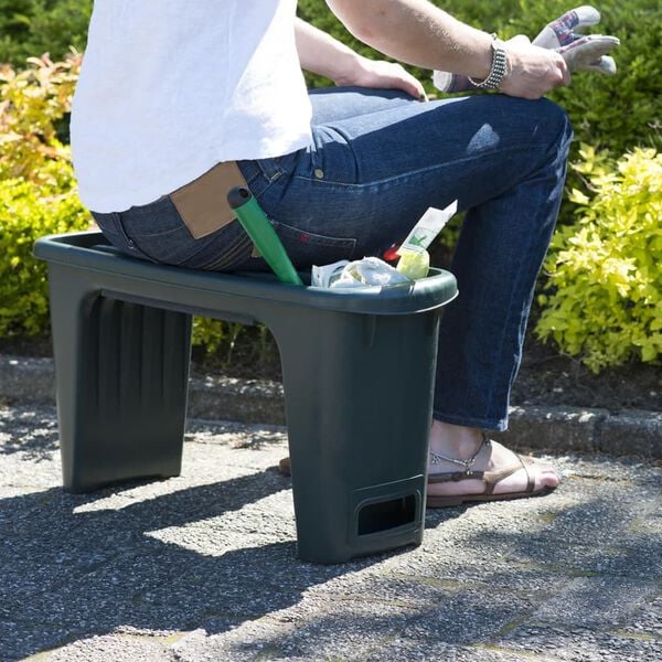 Nature 2 i 1 Hagekrakk 65,5x25x34 cm gr&oslash;nn