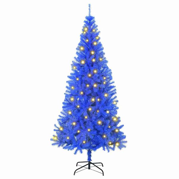 vidaXL Juletre med 300 LED med stativ Bl&aring; 180 cm PVC