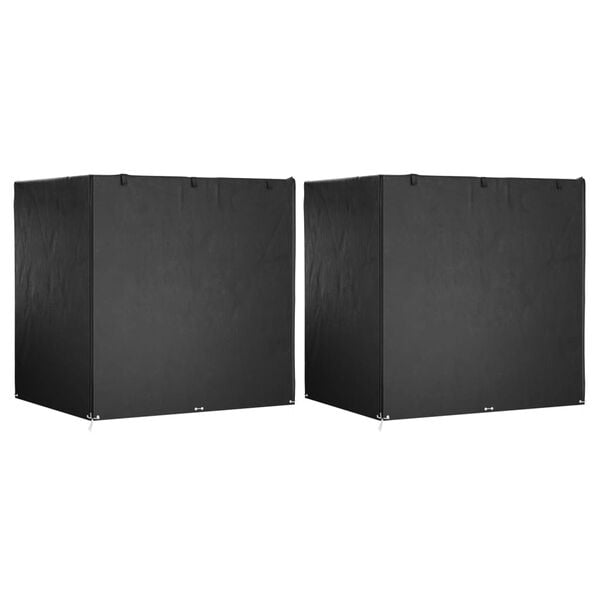 vidaXL Trekk til huskebenk 2 stk 12 maljer 220x177x220 cm polyetylen