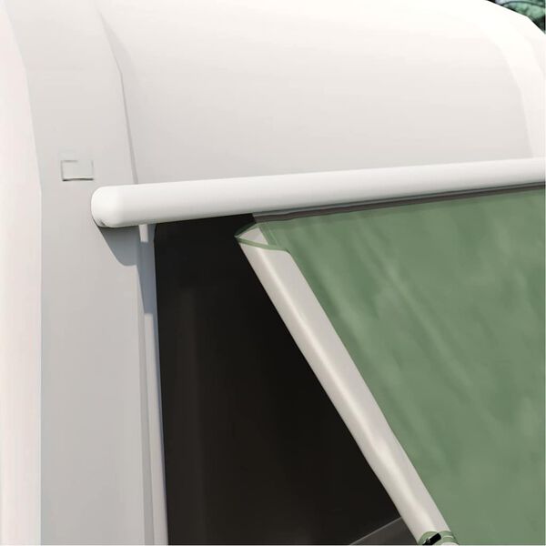 vidaXL Bakluketelt med tak gr&oslash;nn 190 x 150 x 185 cm taft