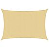 vidaXL Solseil sand 4,5x3,5 m 100% polyester oxford