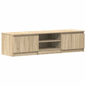 vidaXL TV-benk sonoma eik 140x40x35,5 cm konstruert tre