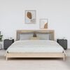 vidaXL Nattbord 2 stk gr&aring; 40x34x45 cm heltre furu