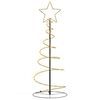vidaXL LED Juletre 80 LEDs Varm Hvit 120 cm
