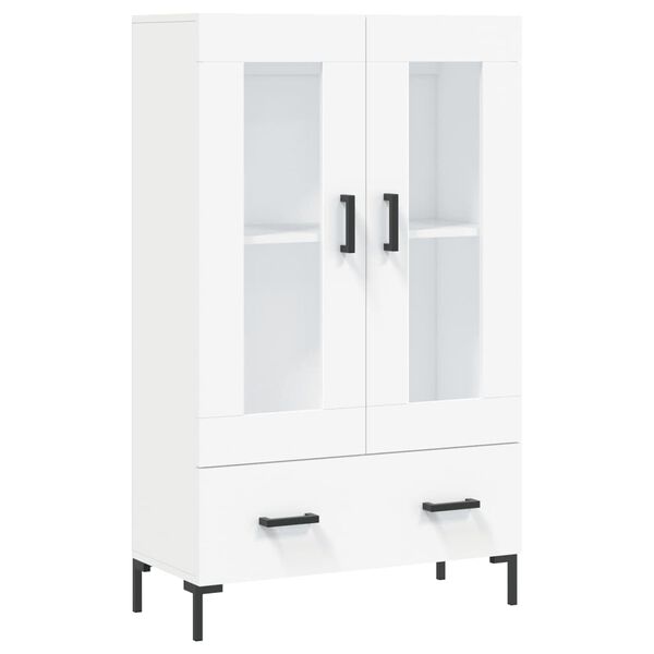 vidaXL Highboard hvit 69,5x31x115 cm konstruert tre