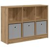 vidaXL Serviesskap Artisan Eik 88,5 x 27,5 x 63,5 cm