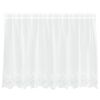 vidaXL Blondegardin Hvit 200 x 120 cm Polyester