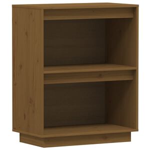 vidaXL Konsollskap honningbrun 60x34x75 cm heltre furu