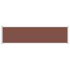 vidaXL Uttrekkbar sidemarkise 600x160 cm brun