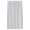 vidaXL Voile Gardin med gardiner 2 pcs Lysegr&aring; 140 x 140 cm Polyester