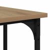 vidaXL Skrivebord Artisan Eik 139 x 139 x 75 cm Konstruert tre