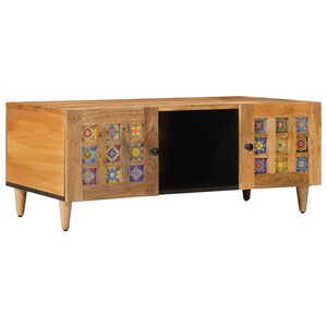 vidaXL Kaffebord Naturlig 100 x 54 x 40 cm Massiv mango tre