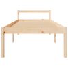vidaXL Seniorseng 90x190 cm 2FT6 heltre furu
