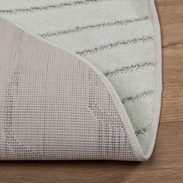 vidaXL Omr&aring;detepper Rund PALMERAS gr&oslash;nn &Oslash; 160 CM Polyester