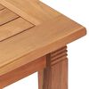 vidaXL Hagespisestue 7 deler heltre teak