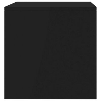 vidaXL TV-benk svart 80x40x40 cm sponplate