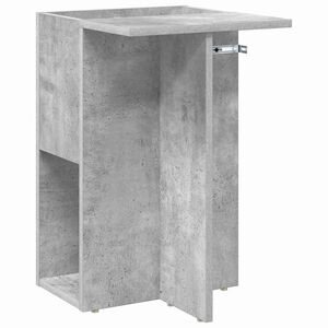 vidaXL Avlastningsbord Betonggr&aring; 35 x 40 x 55 cm Konstruert tre