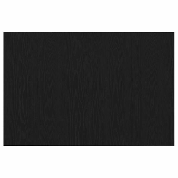 vidaXL Seng Hodegjerde Veggmontert Svart Eik Konstruert tre