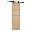 vidaXL Skyved&oslash;r ORKDAL Naturlig 73,5 x 211 cm Heltre furu