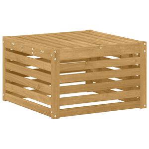 vidaXL Ute fotst&oslash;tte Solid akasietre Hvit 59 x 59 x 37 cm