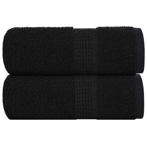 vidaXL Vaskeh&aring;ndkl&aelig;r FROGN 2 stk svart 30x30 cm 360 gsm