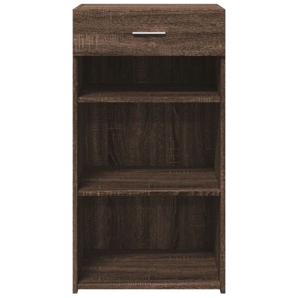 vidaXL Skjenk brun eik 50x42,5x93 cm konstruert tre