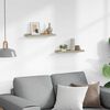 vidaXL Vegghyller 2 stk Sonoma eik 40x9x3 cm
