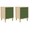 vidaXL Nattbordskap GELEEN 2 stk. Sonoma eik 36 x 33 x 50 cm