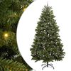 vidaXL Kunstig juletre 300 cm 300 LED-lys Varmhvit PVC og st&aring;l Gr&oslash;nn