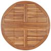 vidaXL Sammenleggbart hagespisebord 120x120x75 cm heltre teak