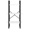 vidaXL Oppbevaringshylle hvit 60x30x105 cm konstruert tre