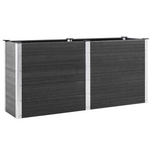 vidaXL H&oslash;ybed 200x50x91 cm WPC gr&aring;