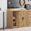 vidaXL Garasje Oppbevaringsskap Artisan Oak 30x51x85 cm Heltre Furu