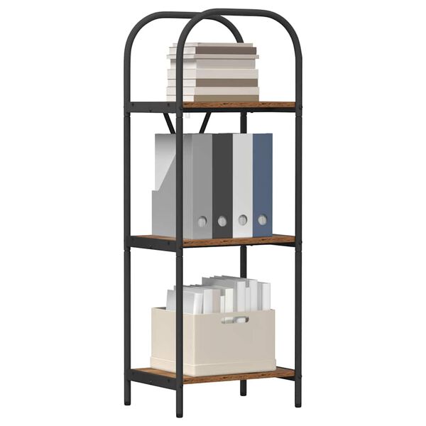 vidaXL Bokhylle Gammelt tre 40 x 30 x 109 cm Konstruert tre