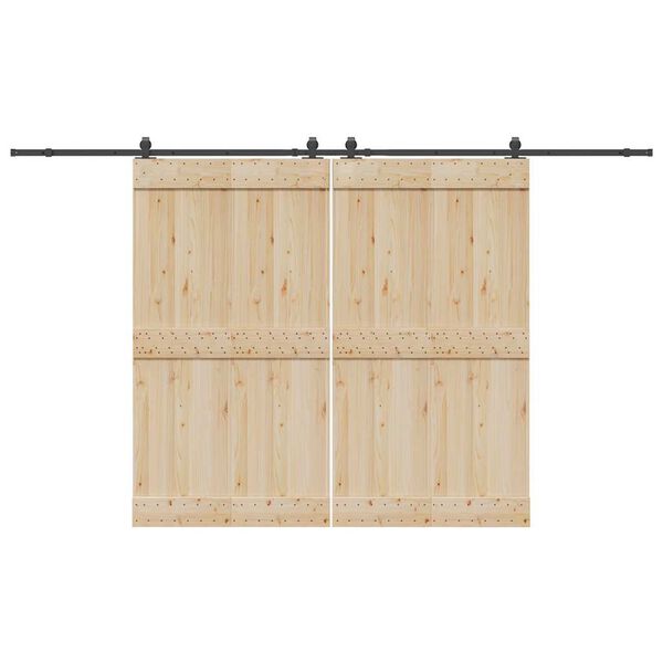 vidaXL Utstyr for skyved&oslash;r 366 cm st&aring;l svart