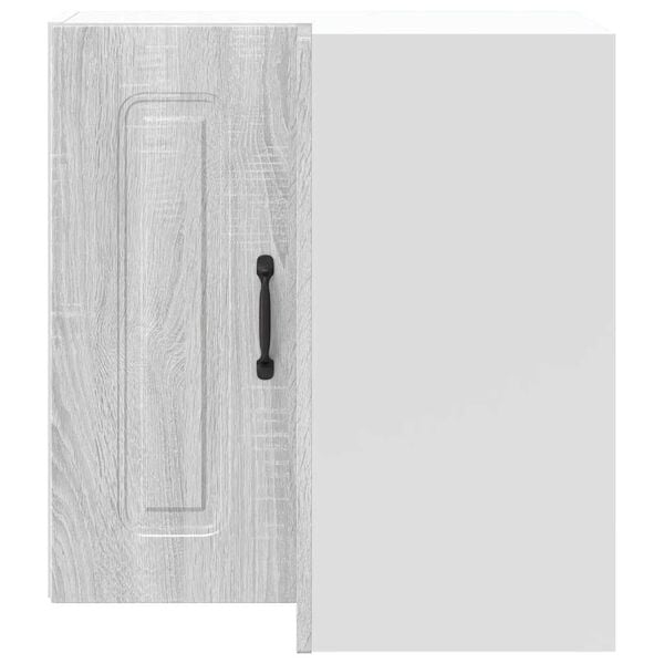 vidaXL Kj&oslash;kken vegg hj&oslash;rneskap Kalmar gr&aring; sonoma konstruert tre