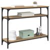 vidaXL Konsollbord Artisan Eik 100 x 29 x 75 cm Konstruert tre