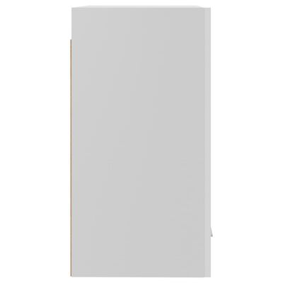 vidaXL Hengende skap høyglans hvit 39,5x31x60 cm sponplate