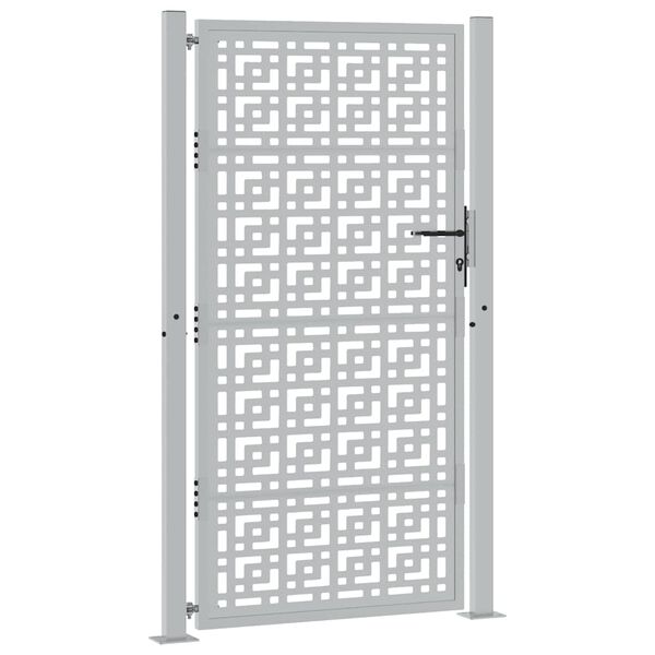 vidaXL Hageport 100x175 cm v&aelig;rbestandig st&aring;lkorsdesign