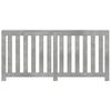 vidaXL Radiatordeksel betonggr&aring; 175x20x82 cm konstruert tre