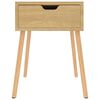 vidaXL Nattbord 2 stk sonoma eik 40x40x56 cm konstruert tre
